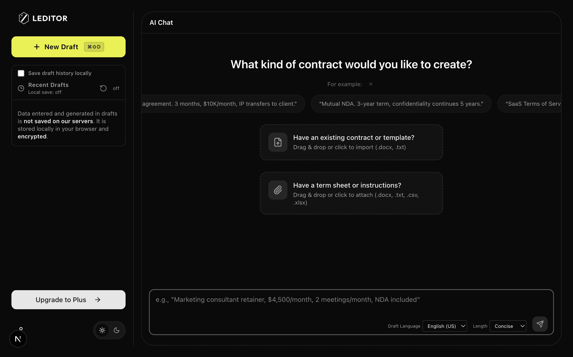 Describe Your Contract